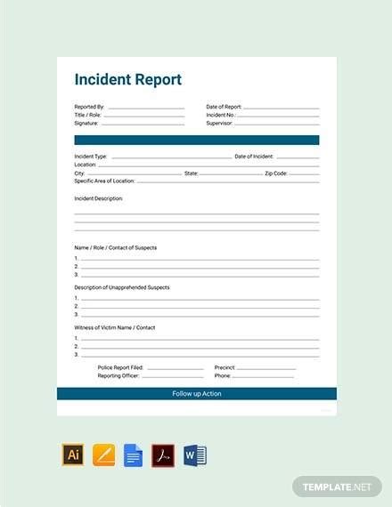 Free 10 Sample Security Incident Reports In Pdf Ms Word Pages