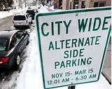 Images of Alternate Side Parking Sign