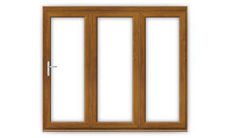 8ft Golden Oak Upvc Bifold Doors Flying Doors