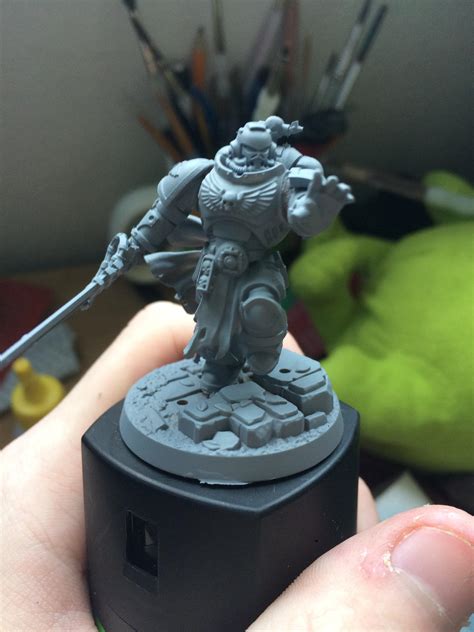 Nearly Fully 3d Printed Space Marine Librarian Proxy Rwarhammer40k