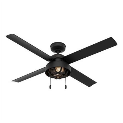 Hunter Fan Company Spring Mill 52 Inch Indoor Outdoor Ceiling Fan Light
