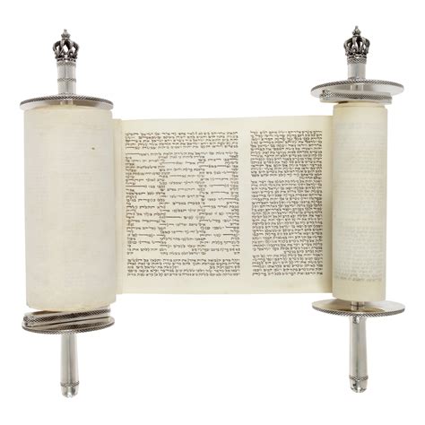 Miniature Torah Scroll Ashkenaz Late 19th Century Important