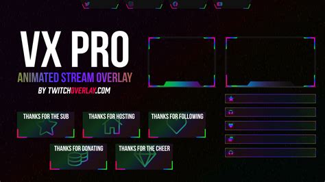 Vx Pro Animated Chroma Twitch Overlay For Streamlabs Obs SexiezPix