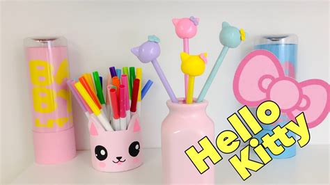 Kawaii Craftshow To Make Hello Kitty Pencilseasy Crafts Youtube