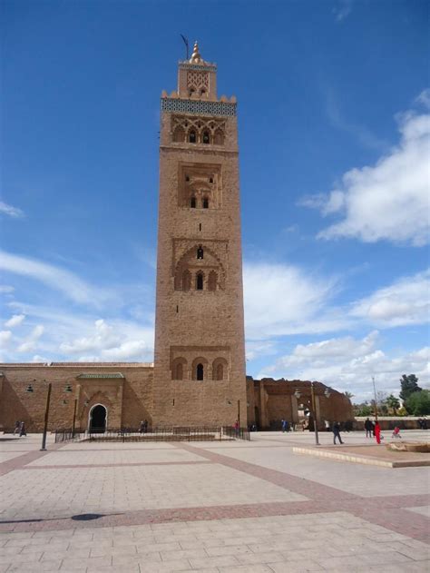 Mezquita Y Minarete De Koutoubia Mezquita Marrakech Marrakesh