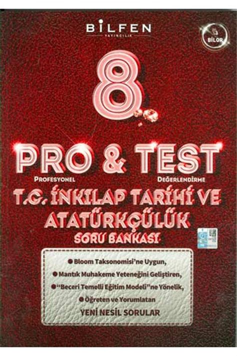 Bilfen Yayıncılık 8. Sınıf T.C. İnkılap Tarihi ve Atatürkçülük ProTest