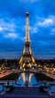 A Torre Eiffel EM Paris, A França, Paris, Torre Eiffel De Calor Imagem ...