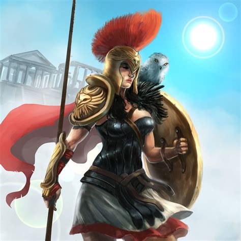 Rod Wong Athena Goddess Greek Mythology Art Greek And Roman Mythology