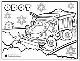 Coloring Plow Truck Snow Drawing Street Printable Sweeper Getdrawings Getcolorings sketch template