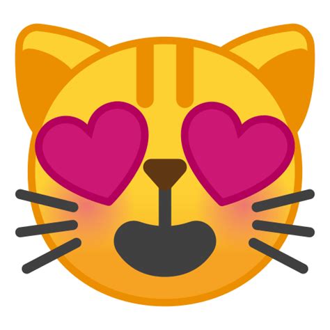 Create short url publish text about this emoji share on facebook, twitter, and more. Smiling Cat Face with Heart-Eyes Emoji Meaning and Pictures