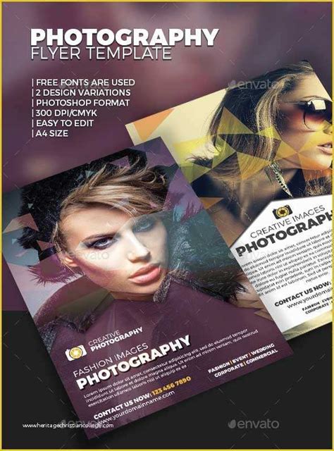 Photography Ad Template Free Of 38 Graphy Flyer Templates Psd Vector