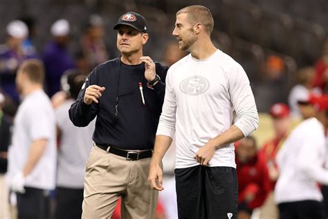 Jim Harbaugh Discusses Alex Smiths Contract Status Niners Nation