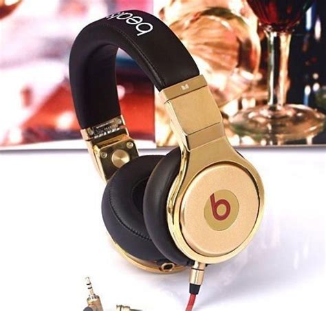 Monster Beats By Dr Dre Pro 24ct Gold Plated Limited Edition The