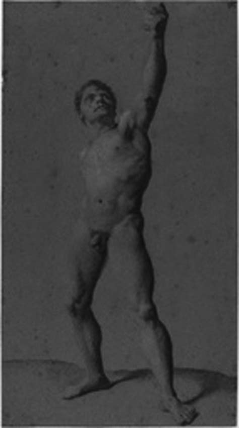 Nude Body Anatomy Vintage Old Telegraph
