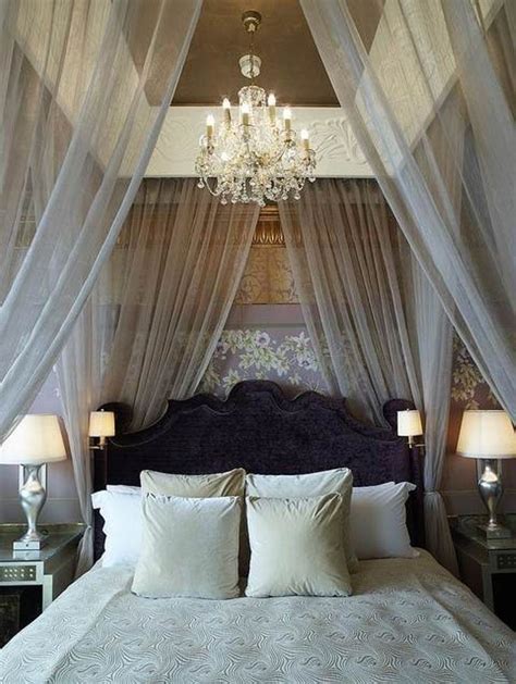 Hang curtains from ceiling ceiling curtain rod curtain lights hanging curtains curtains with blinds curtain rods window coverings window treatments slanted ceiling. How You Can Make Your Bedroom Look And Feel Romantic