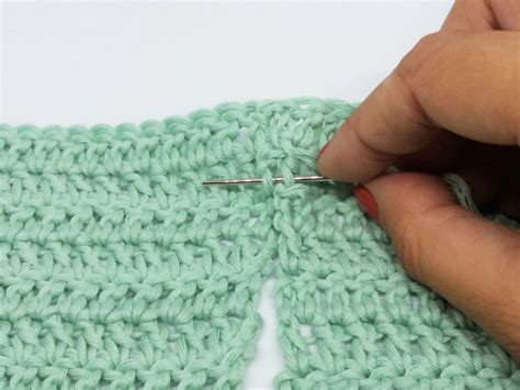 Cómo Coser Piezas De Crochet Con Aguja Lanera The Blog Es