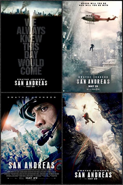 San Andreas San Andreas Cinematic Photography Movie Posters