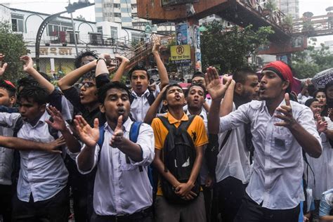 Nationwide Student Protests Enter 5th Day In Bangladesh