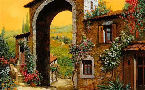 Tuscany Village Wallpaper Hd Free Photos Awesome Houses