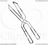 Outlined Gardeners Pruners Clipart Illustration Royalty Toon Hit Rf sketch template