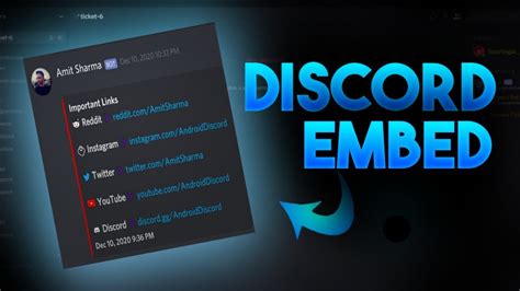 How To Use Embed Message Discord Custom Embed Message Guide Youtube
