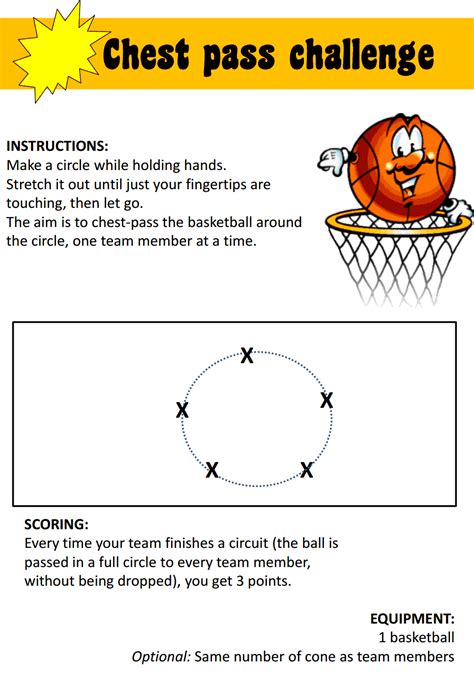 Pe And Fun Games Station Teaching Cardspdf Basketballgames Physical