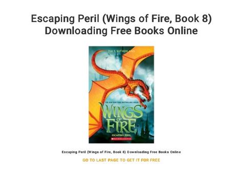Escaping Peril Wings Of Fire Book 8 Downloading Free Books Online