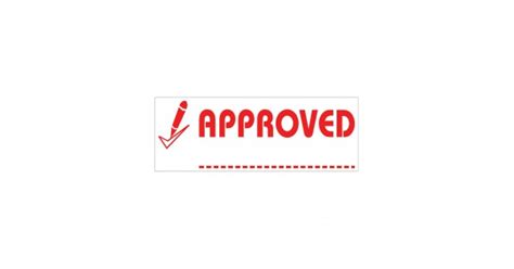 Approved Stock Stamp 4911166 38x14mm Rubber Stamps Online Singapore