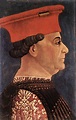 Portraits of Francesco Sforza and Bianca Maria Sforza c. 1460 Tempera ...