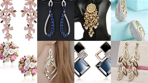 Stylish Earring Design Stylish Earrings Online Shopping Youtube