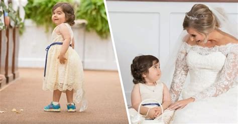 3 year old cancer survivor is flower girl at the wedding of her bone marrow donor