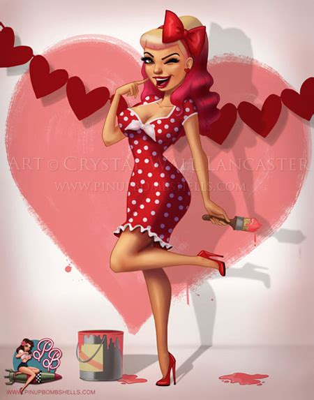 Pixie Valentine Pinup Bombshells By Pinupbombshells On Deviantart