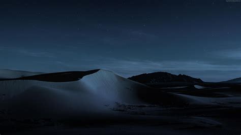 Wallpaper Macos Mojave Night Dunes 4k Os Wallpaper Download High