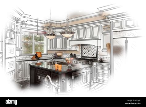 Kitchen Sketch Hi Res Stock Photography And Images Alamy