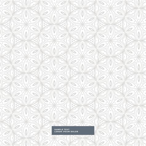 Gray Floral Style Pattern Background Download Free Vector Art Stock