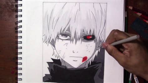 Grab your pencil and paper and follow along as i guide you through these step by step drawing instructions. Anime Drawings Kaneki