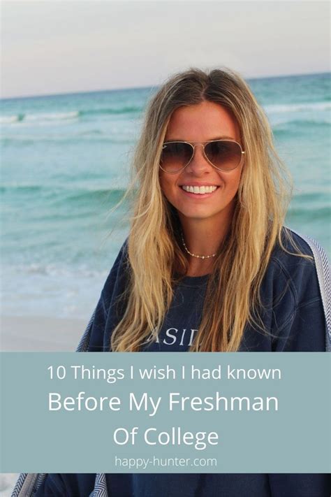 Things I Wish I Had Known Before My Freshman Year Of College