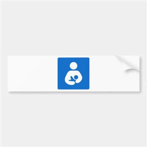 International Breastfeeding Symbol Bumper Sticker Zazzle