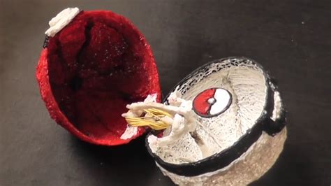 3d Pen Diy Working Pokeball Playing Real Life Pokemon 3d Pen Creations Youtube