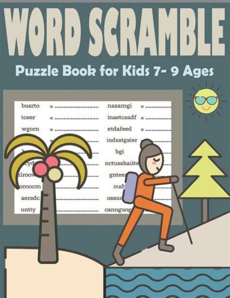 Word Scramble Puzzle Book For Kids 7 9 Ages Large Print Word Scramble