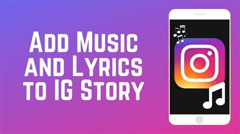 How To Add Music And Lyrics To Your Instagram Story Posts Youtube