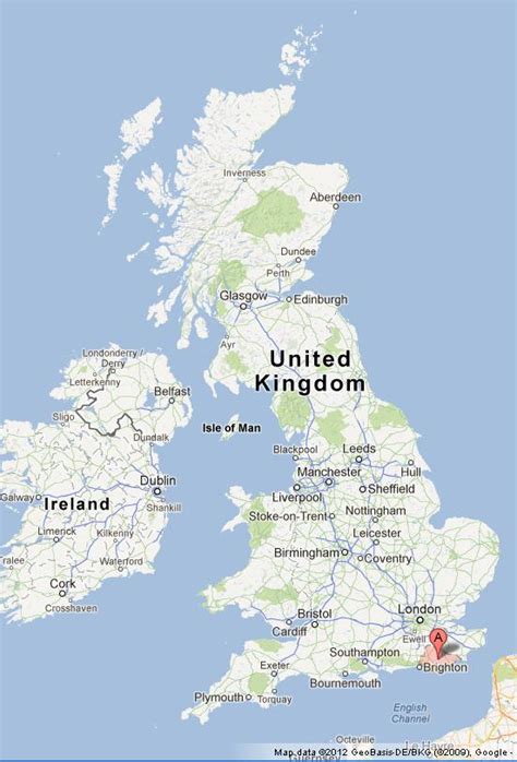 East Sussex On Uk Map