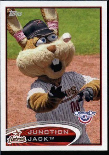 Maybe you would like to learn more about one of these? 2012 Topps Opening Day Mascots Baseball Card #M -25 Junction Jack - Houston Astros - MLB Trading ...