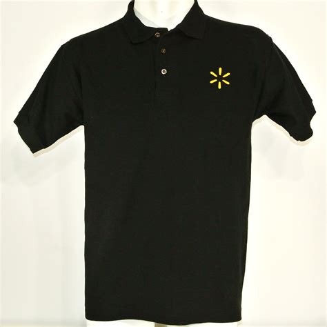 Walmart WALMART Spark Manager Employee Uniform Polo Shirt Black | Grailed