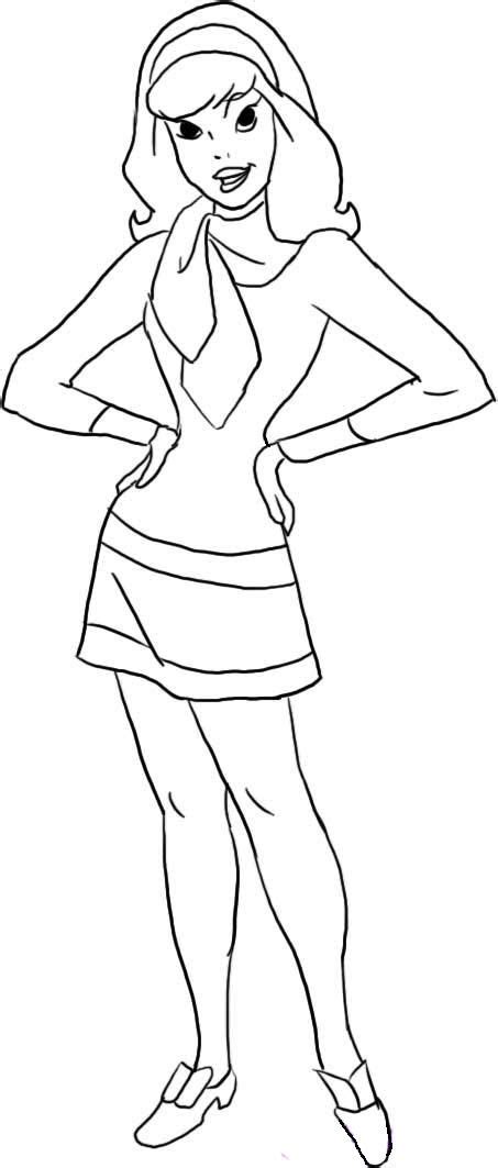 Scooby Doo Daphne Coloring Pages Tedy Printable Activities