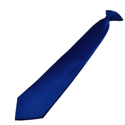 Plain Royal Blue Clip On Tie From Ties Planet Uk