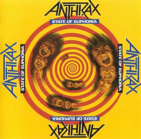 Copertina Cd Anthrax State Of Euphoria Front Cover Cd