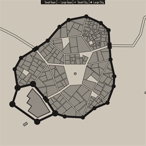 Tiny Fixes And Preview Of Hatching Medieval Fantasy City Generator By