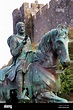 Bronze statue of William Marshal, 1st Earl of Pembroke outside Pembroke ...