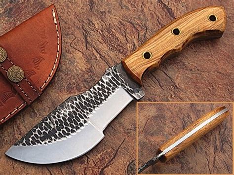 Global classic forged 11 chef's knife. Great Gift 10'' Handmade J2 Steel Hand Forged Tracker ...
